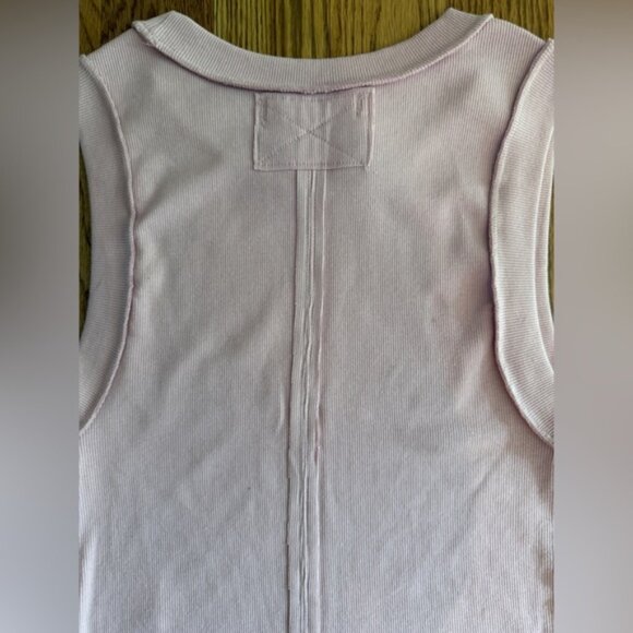 WE THE FREE BY FREE PEOPLE Women’s Large Light Pink Kate Tank Top - Picture 7 of 8
